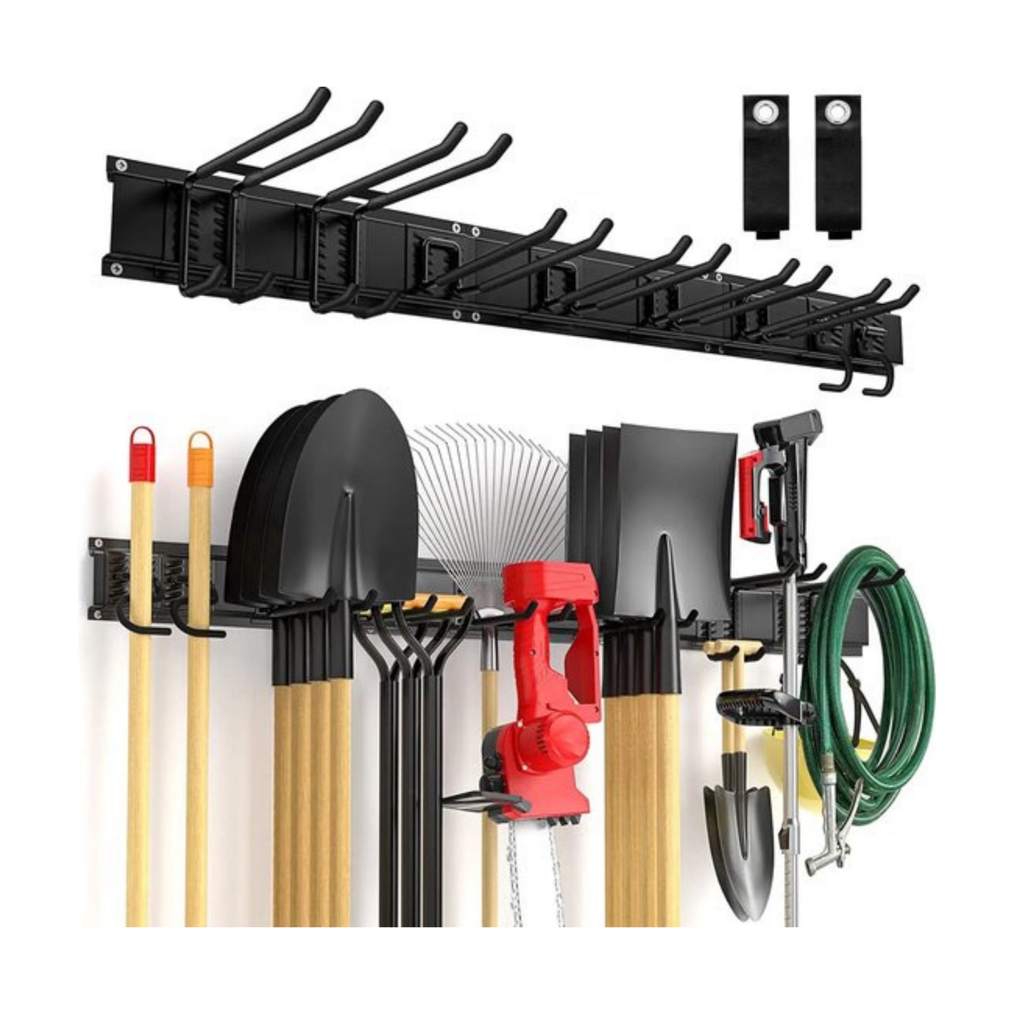 SODEAL Werkzeughalter mit 2 Schwerlasthaken, 4 langen und 2 S-Haken