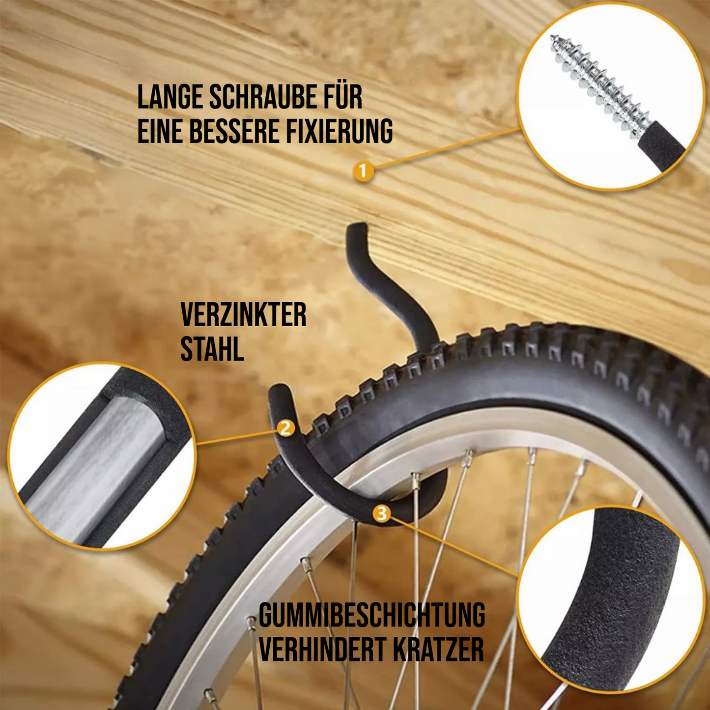 SODEAL Aufhängungshaken Set - Grau