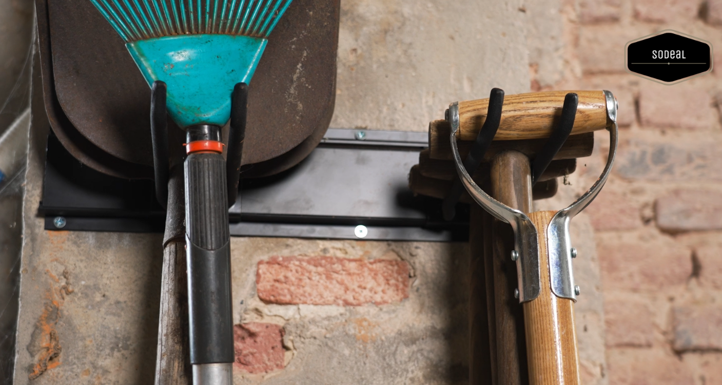 SODEAL Werkzeughalter mit 2 Schwerlasthaken, 4 langen und 2 S-Haken