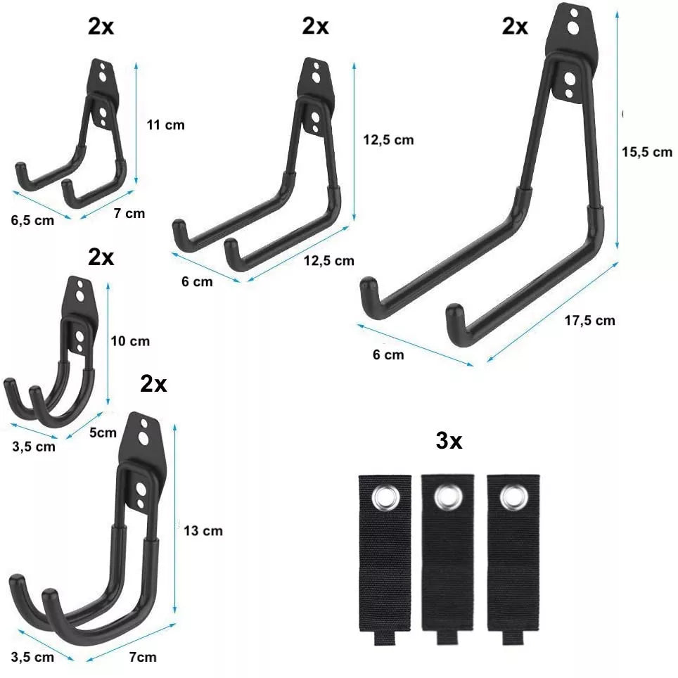 SODEAL Aufhängungshaken Set - Grau