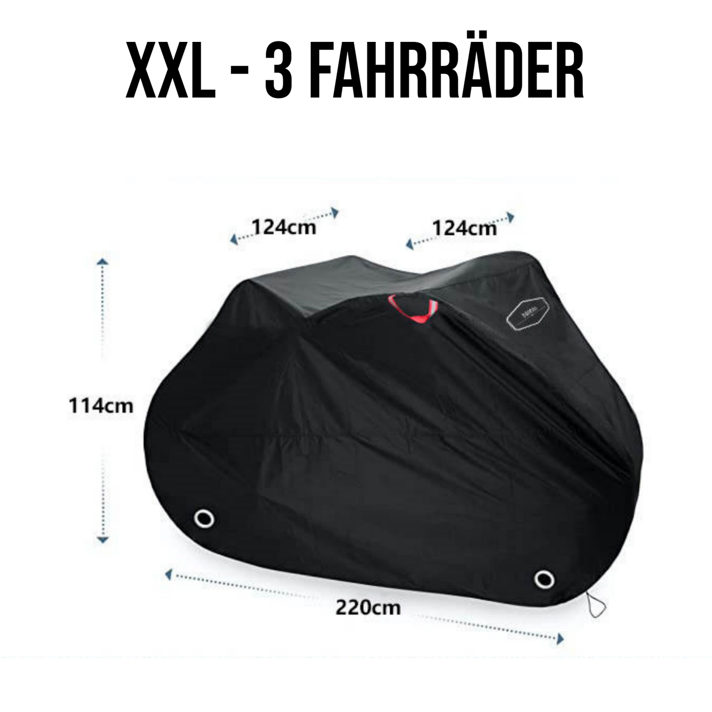 SODEAL Fahrradabdeckung XXL - 3 Fahrräder