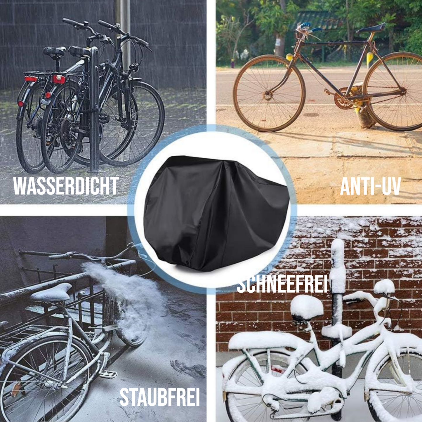 SODEAL Fahrradabdeckung XXL - 3 Fahrräder