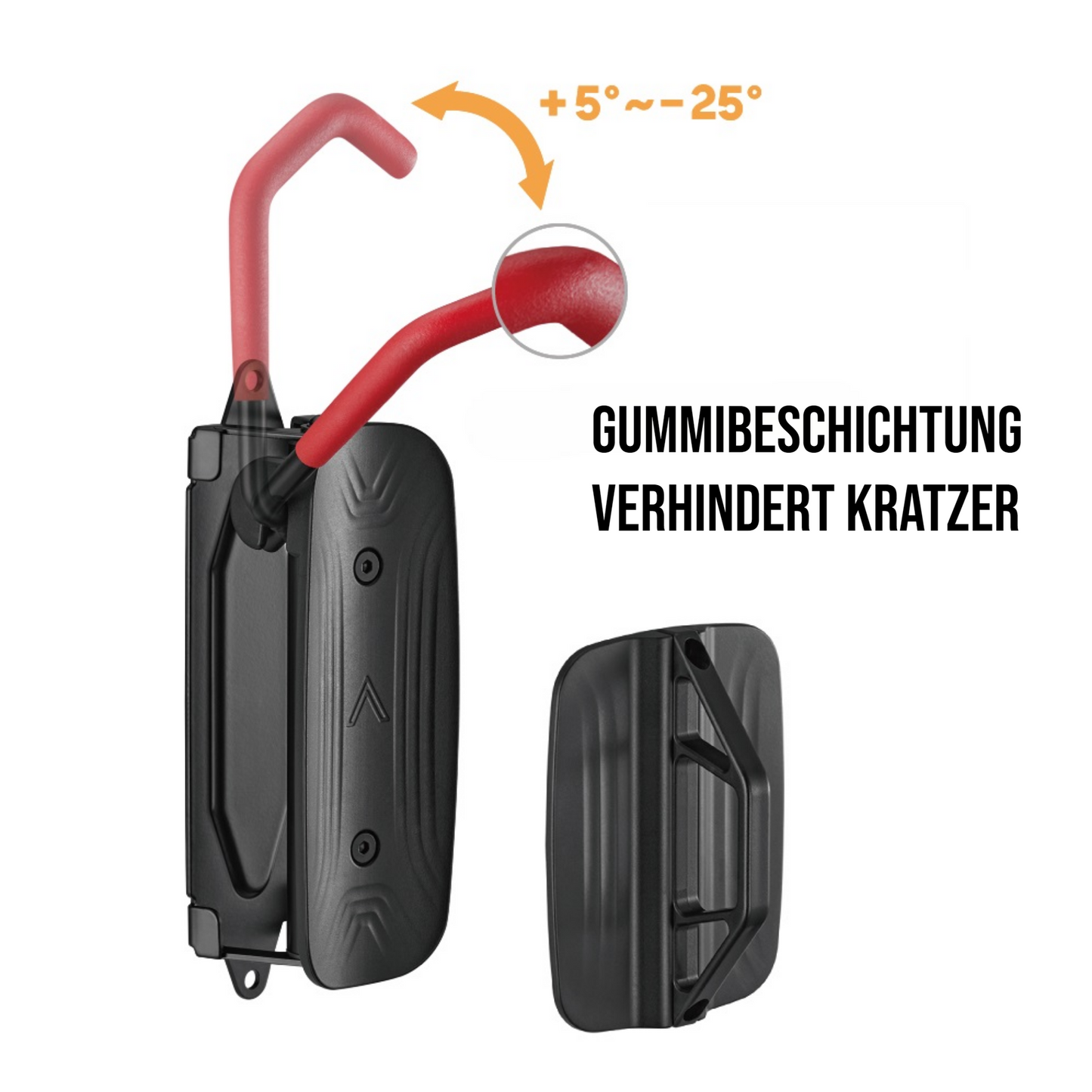 SODEAL Swivel Fahrrad-Federungssystem Schwarz